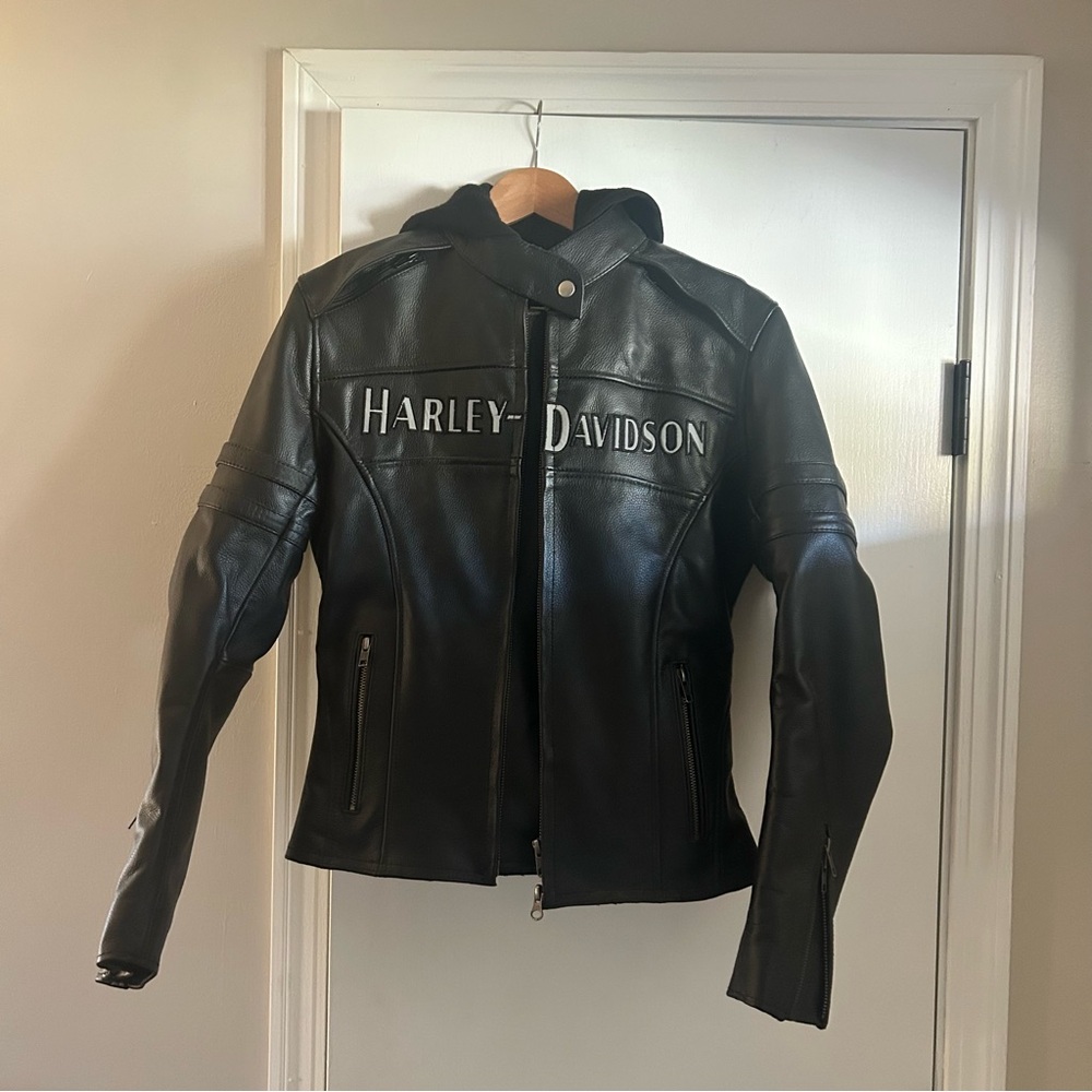 Harley-Davidson Black Leather Riding Jacket